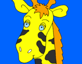 Disegno Muso di giraffa pitturato su Tamara S.