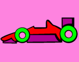 Disegno Formula 1 pitturato su alessia