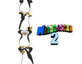 Disegno Madagascar 2 Pinguino pitturato su ANTONIO DI NOIA