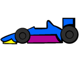 Disegno Formula 1 pitturato su ciek