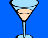 Disegno Cocktail pitturato su gd