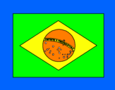 Disegno Brasile pitturato su giuseppe raciti