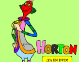 Disegno Horton - Sindaco pitturato su CLAUDIA