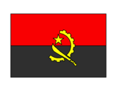 Disegno Angola pitturato su said