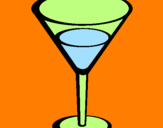 Disegno Cocktail pitturato su lorenzo