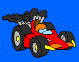 Disegno Auto di Formula 1  pitturato su simo 95