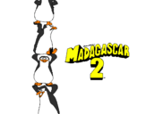 Disegno Madagascar 2 Pinguino pitturato su PINGUINI