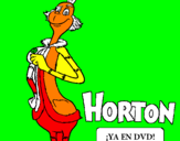 Disegno Horton - Sindaco pitturato su claudia