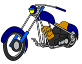 Disegno Motocicletta pitturato su carlos