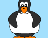 Disegno Pinguino pitturato su UIZI