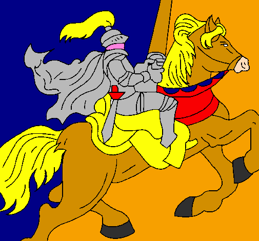 Cavaliere a cavallo