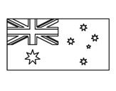 Disegno Australia pitturato su ace