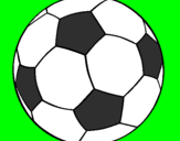 Disegno Pallone da calcio II pitturato su Denis