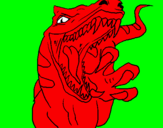 Disegno Velociraptor  II pitturato su kujiuohygtredsfwqacnvmhuy