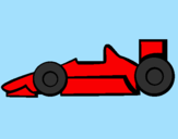 Disegno Formula 1 pitturato su thomas