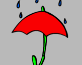 Disegno Ombrello  pitturato su ombrella