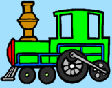 Disegno Treno  pitturato su ricky2004