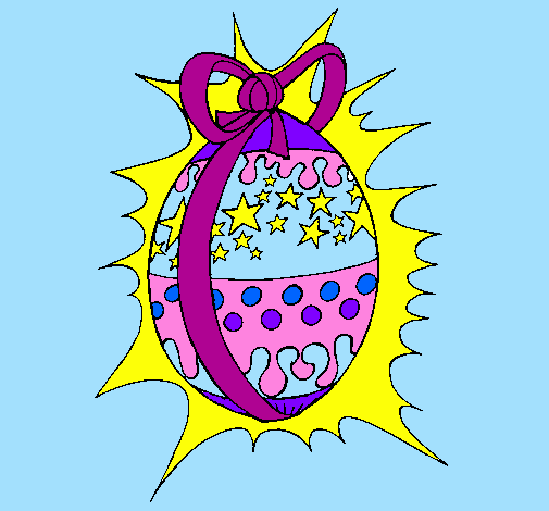 Uovo di Pasqua brillante