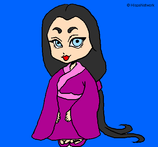 Principessa con il kimono