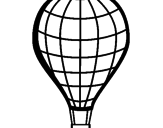 Disegno Pallone aerostatico pitturato su mongolfiera 1