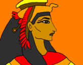Disegno Faraone pitturato su alexis98