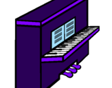 Disegno Piano pitturato su wiki gibby
