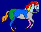 Disegno Cavallo 5 pitturato su spirit cavallo selvaggio