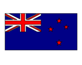 Disegno Nuova Zelanda pitturato su mimy
