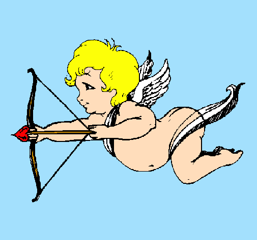 Cupido in volo 