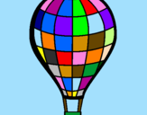 Disegno Pallone aerostatico pitturato su Saimoneluca