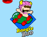 Disegno BoogieBoo pitturato su Federico