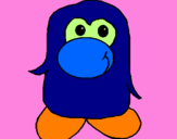 Disegno Pinguino 2 pitturato su alessandro