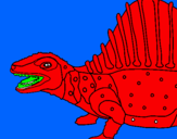 Disegno Dinosauro pitturato su lorenzo2