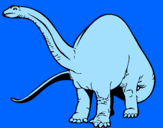 Disegno Branchiosauro II pitturato su stefano z