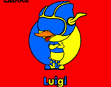 Disegno Luigi pitturato su SUSANNA S