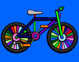 Disegno Bicicletta pitturato su beatrice