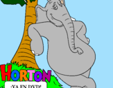 Disegno Horton pitturato su  marco