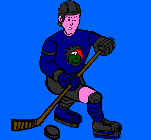Giocatore di hockey su ghiaccio