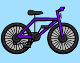 Disegno Bicicletta pitturato su luca e lorenzo spinelli