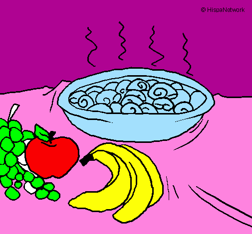 Frutta e chiocciole in casseruola