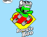 Disegno BoogieBoo pitturato su bea e manu