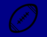 Disegno Pallone da calcio americano II pitturato su giadacevini              