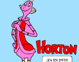 Disegno Horton - Sindaco pitturato su SARA..