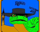 Disegno Rattlesmar Jake pitturato su jake/noah.