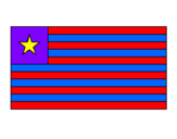 Disegno Liberia pitturato su davide