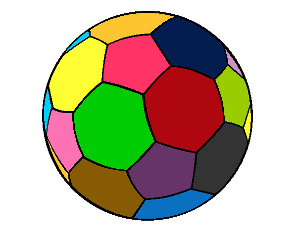 Disegno Pallone da calcio II pitturato su ale02