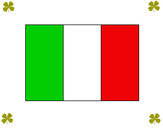 Disegno Italia pitturato su frary