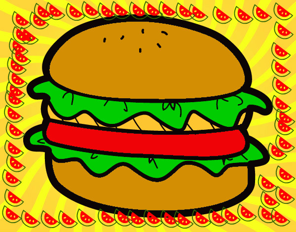 Hamburger con lattuga