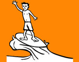 Disegno Surf pitturato su jorjorjor