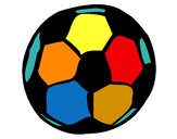 Disegno Pallone da calcio pitturato su jimmy